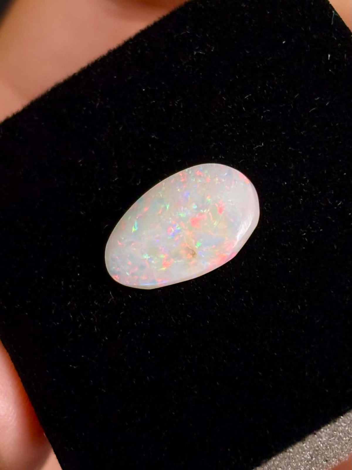 3.3ct Pear Coober Pedy Australian White Opal