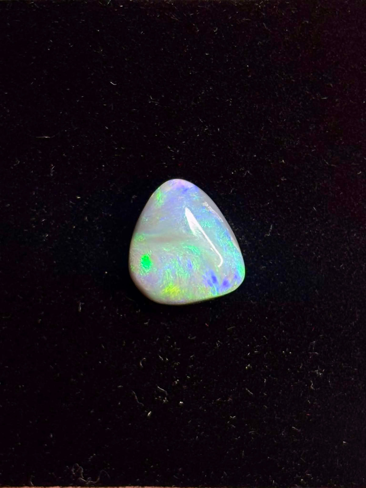 3.6ct Freeform Lightning Ridge Australian Dark Opal