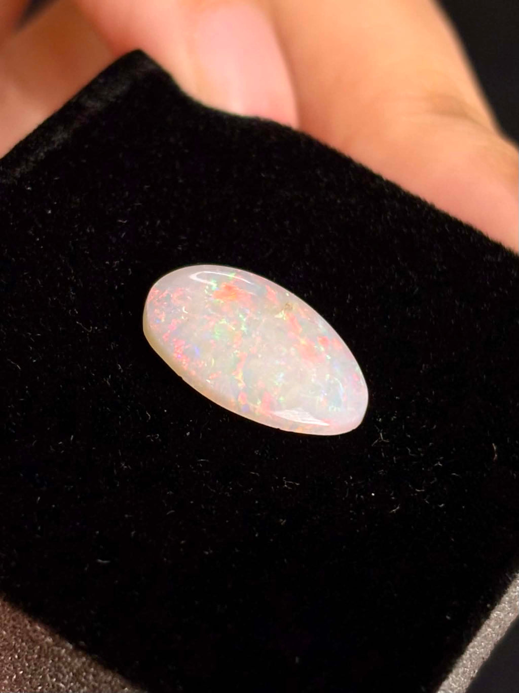 3.3ct Pear Coober Pedy Australian White Opal