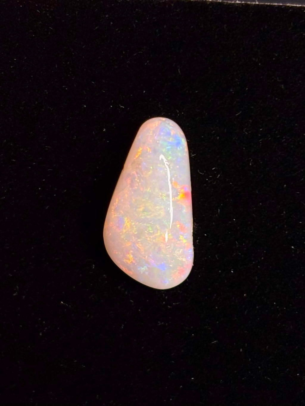 3.85ct Freeform Coober Pedy Australian White Opal
