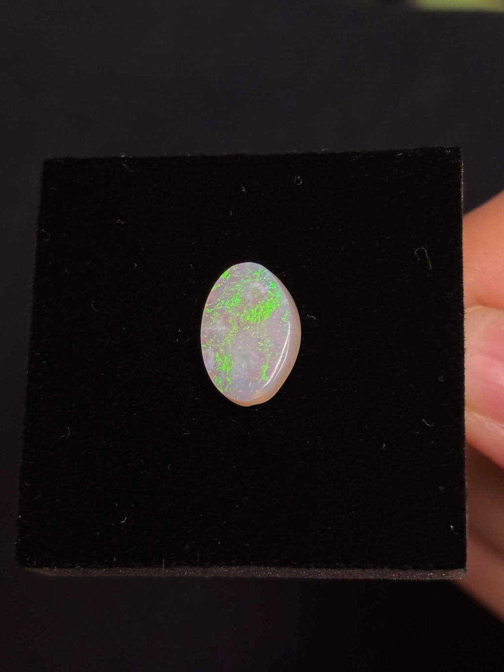 3.45ct Lightning Ridge Opal, Oval Cut