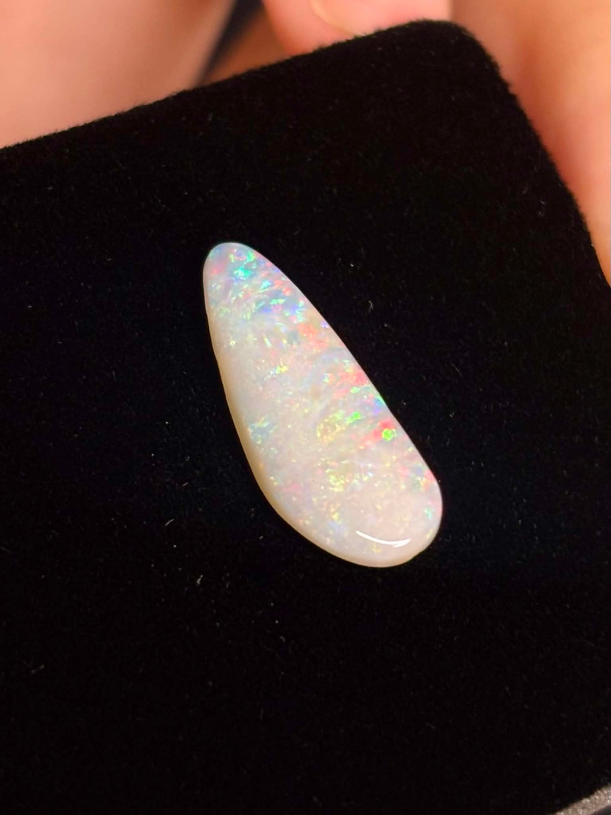 2.55ct Freeform Coober Pedy Australian White Opal