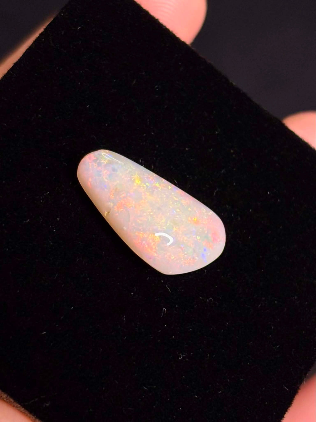 3.85ct Freeform Coober Pedy Australian White Opal
