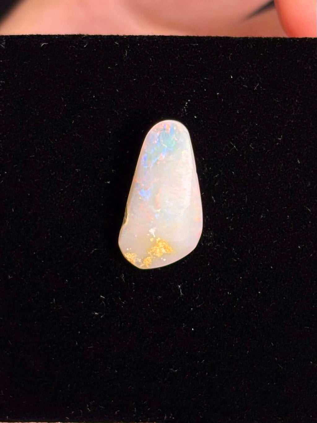 3.85ct Freeform Coober Pedy Australian White Opal