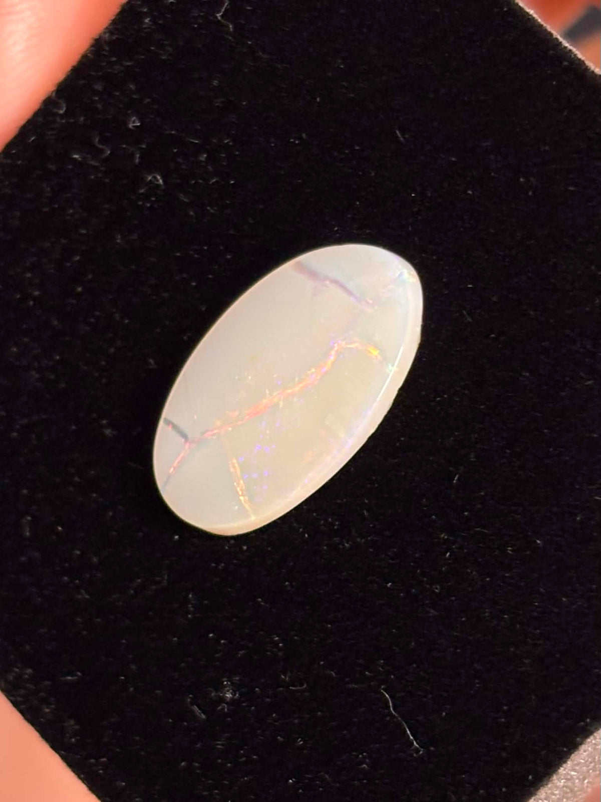 2.7ct Oval Coober Pedy Australian White Opal