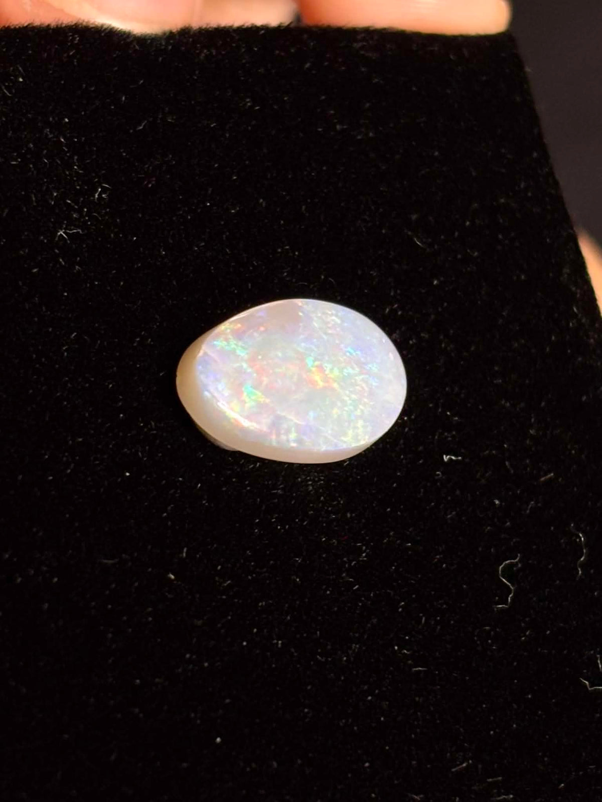 2.5ct Oval Coober Pedy Australian White Opal