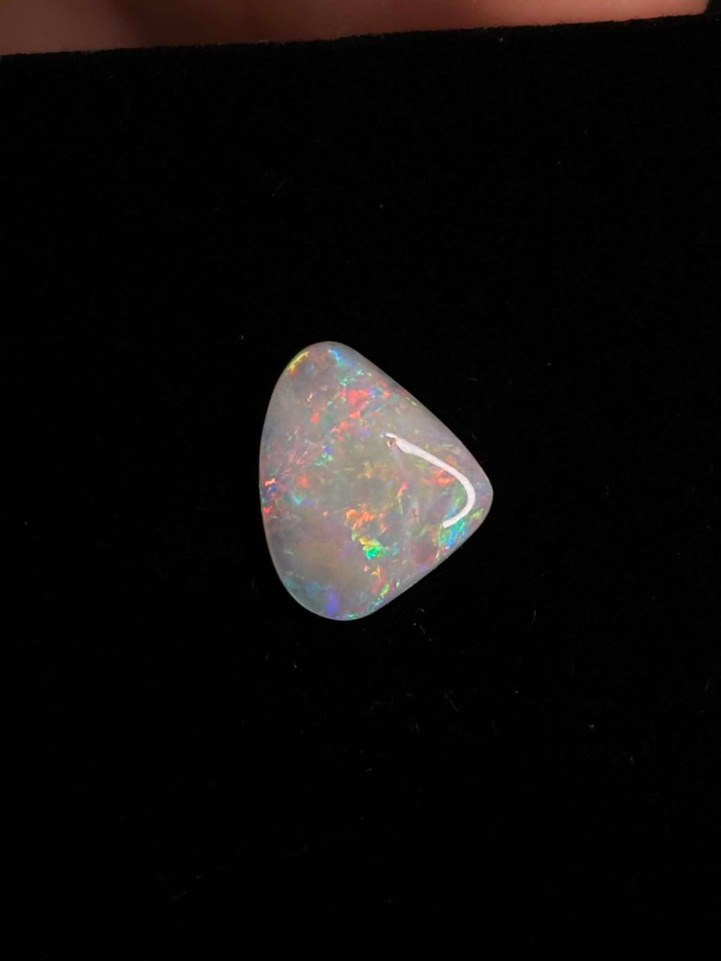 1.65ct Freeform Coober Pedy Australian White Opal