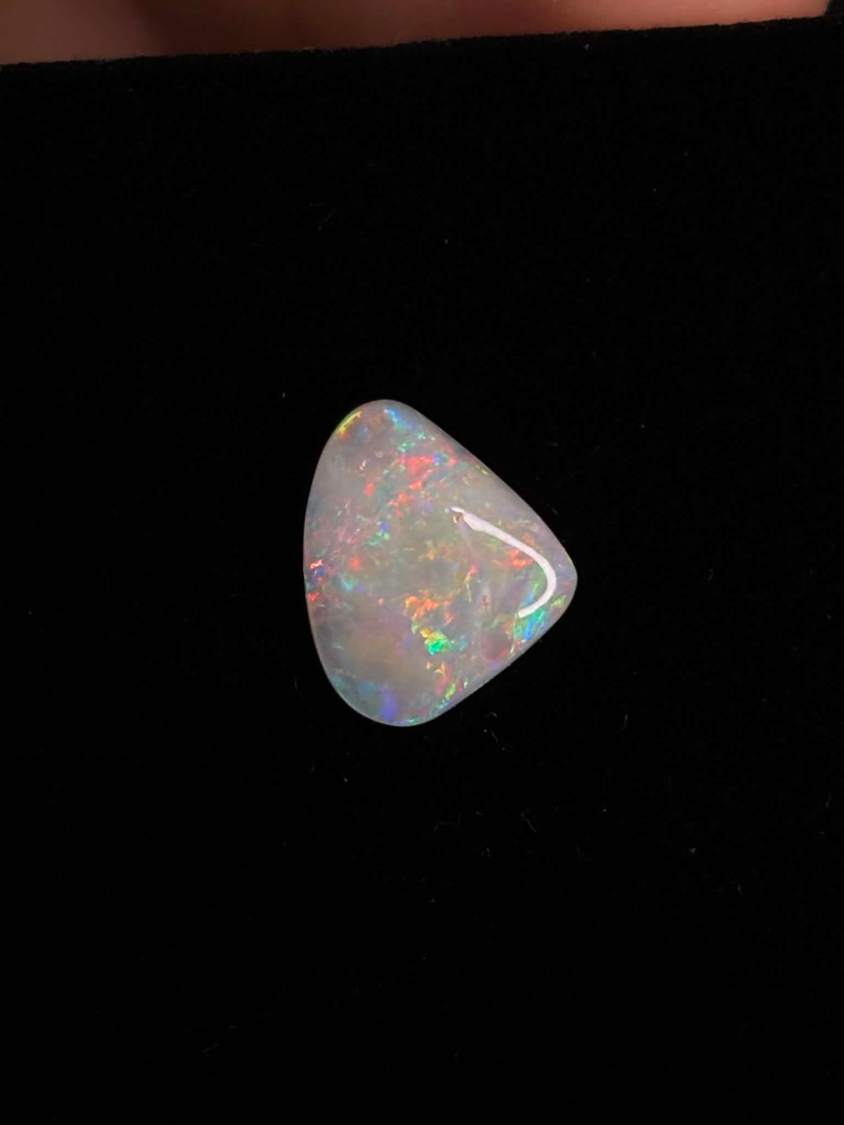 1.65ct Freeform Coober Pedy Australian White Opal