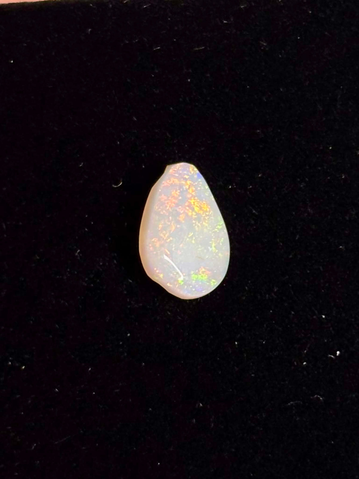 1.6ct Pear Coober Pedy Australian White Opal