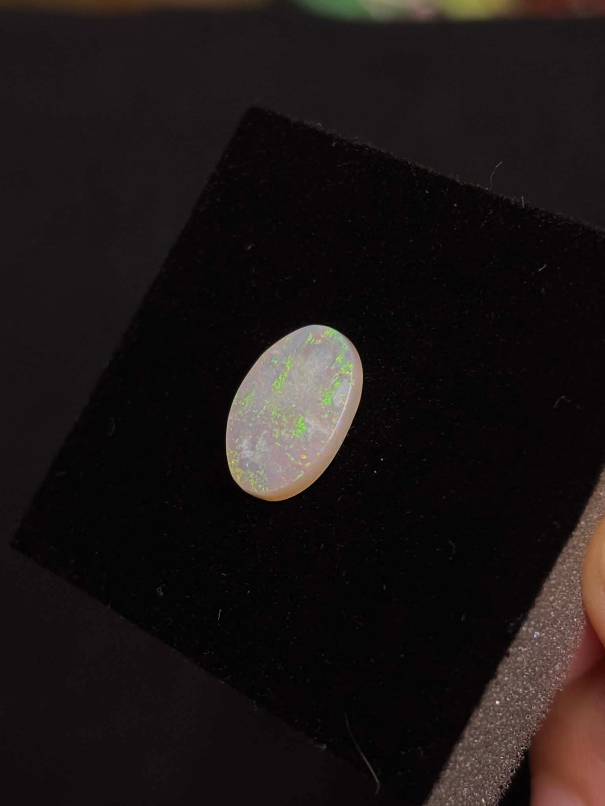 3.45ct Lightning Ridge Opal, Oval Cut