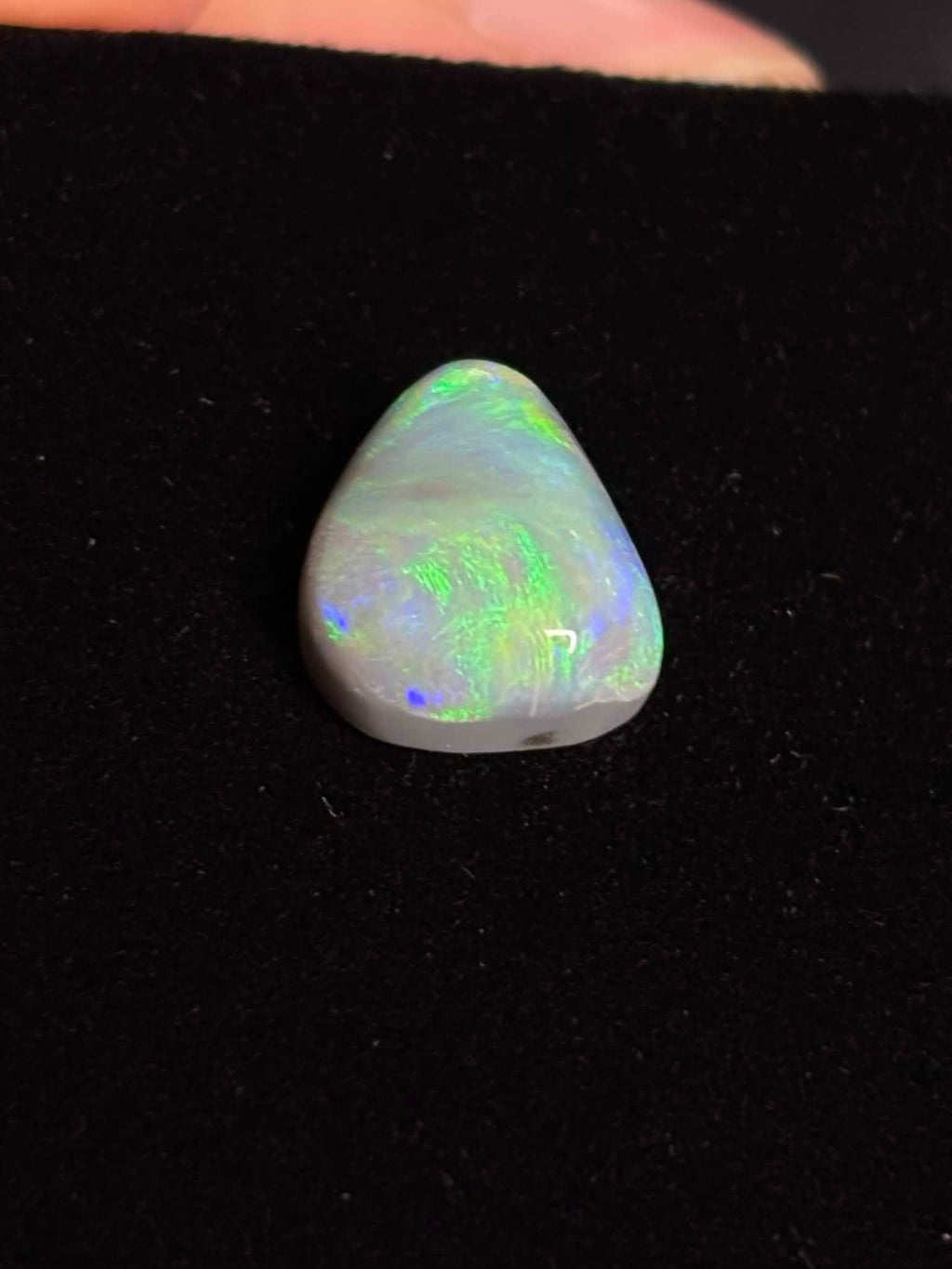 3.6ct Freeform Lightning Ridge Australian Dark Opal