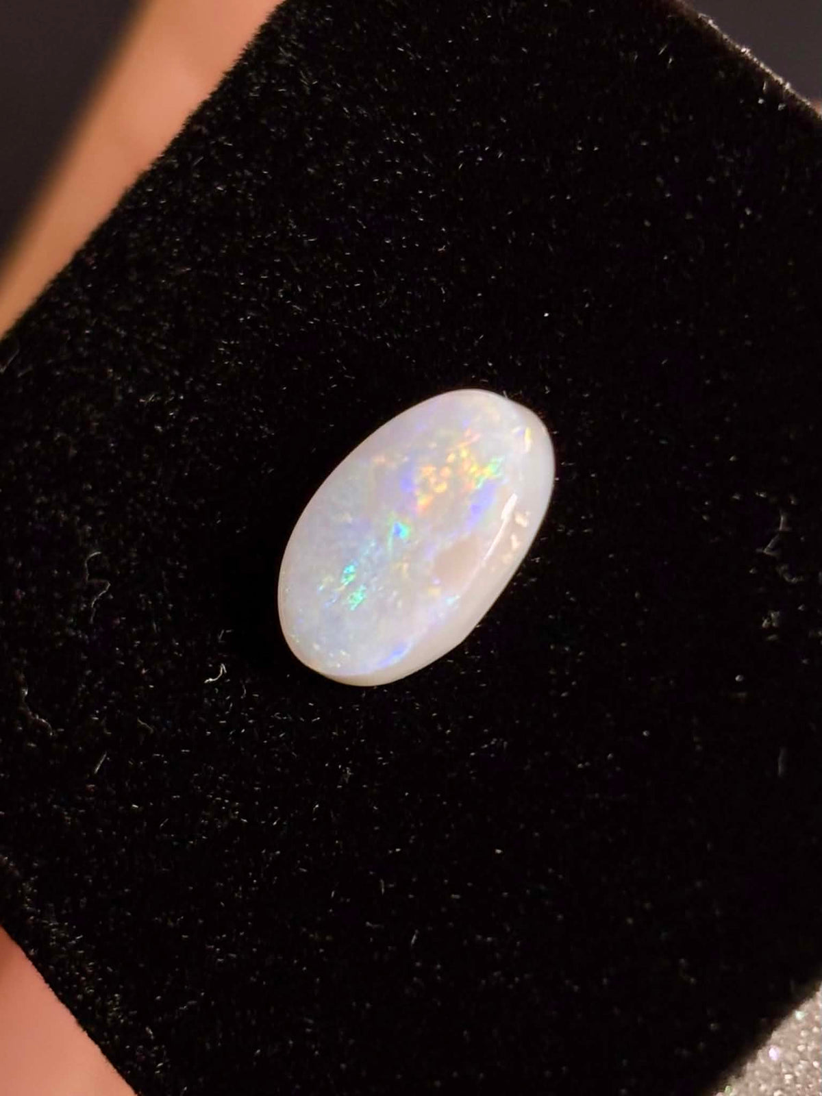 2.5ct Oval Coober Pedy Australian White Opal
