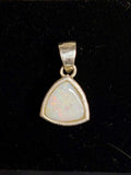 925 Sterling Silver White Opal Pendant