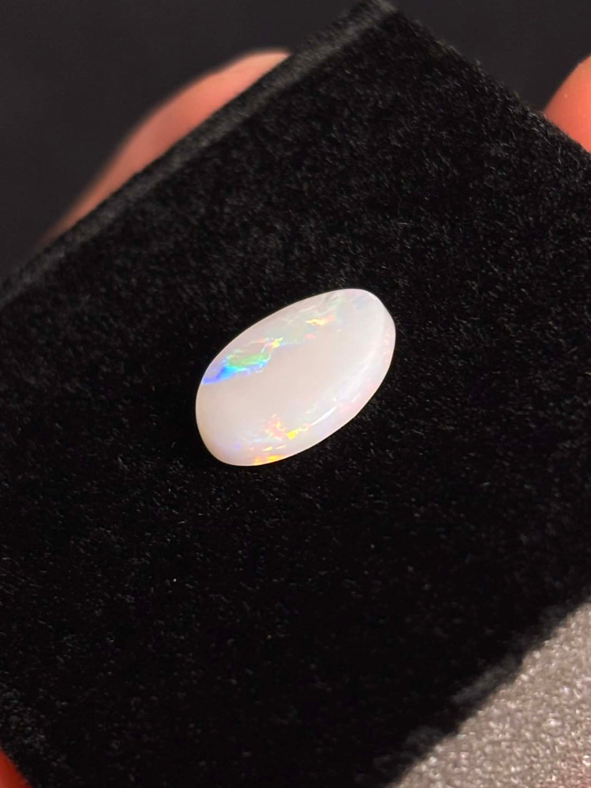 1.7ct Pear Coober Pedy Australian White Opal