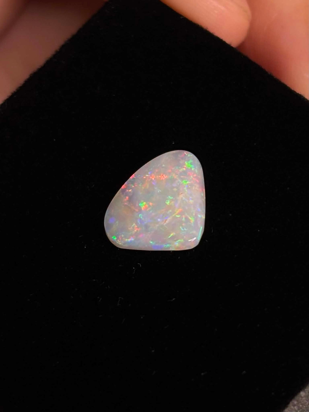 1.65ct Freeform Coober Pedy Australian White Opal