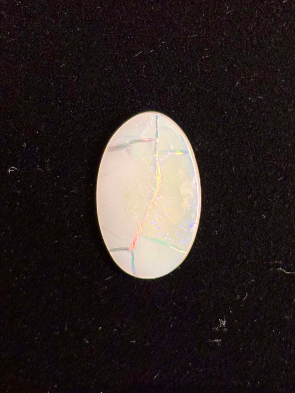 2.7ct Oval Coober Pedy Australian White Opal