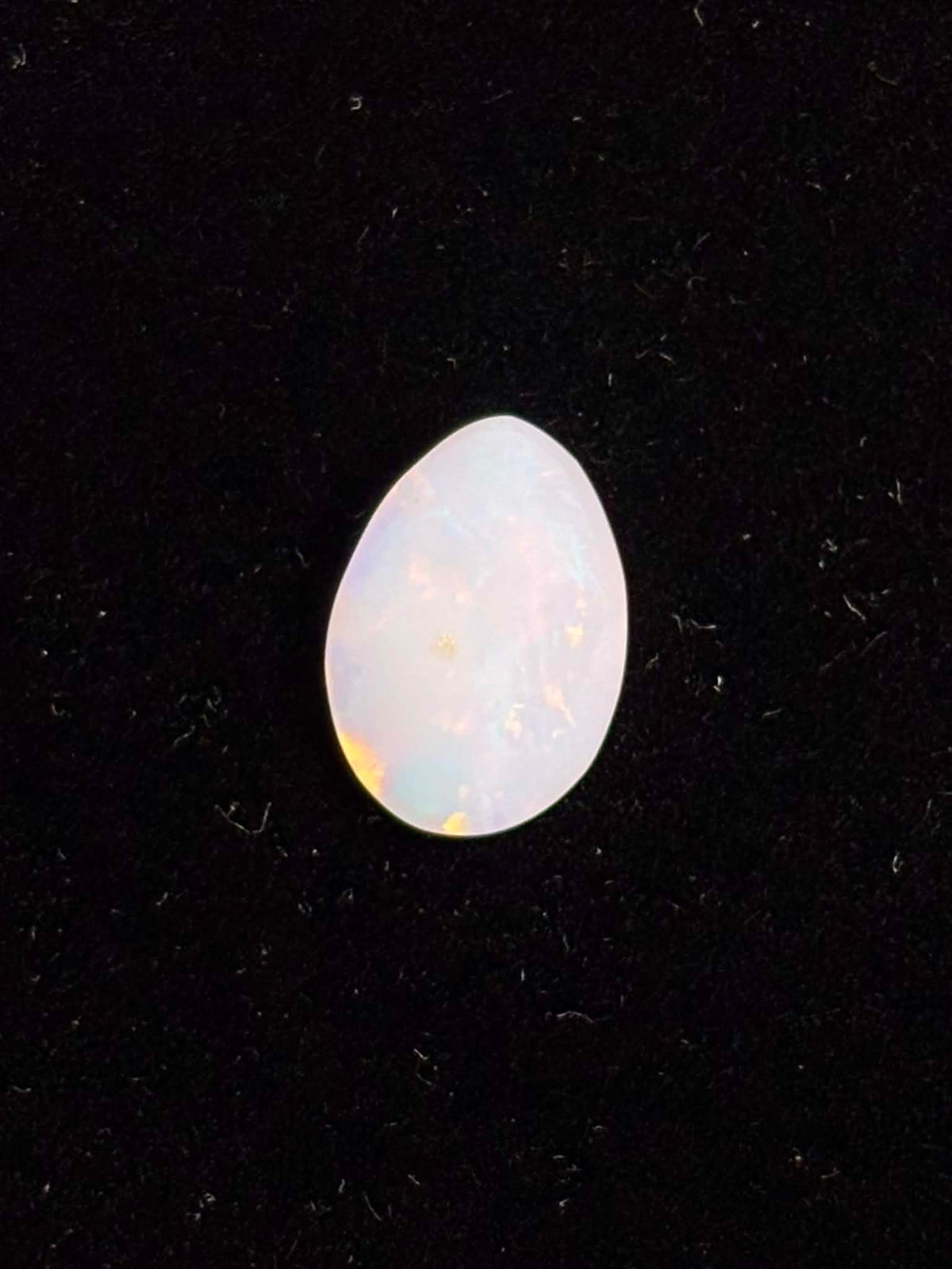 1.7ct Pear Coober Pedy Australian White Opal