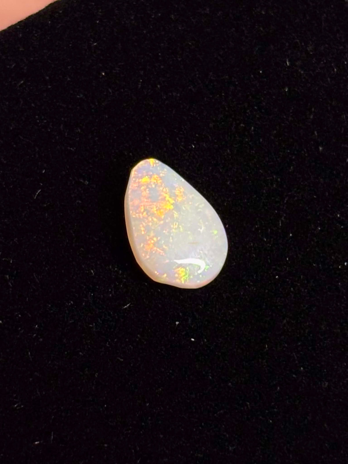 1.6ct Pear Coober Pedy Australian White Opal