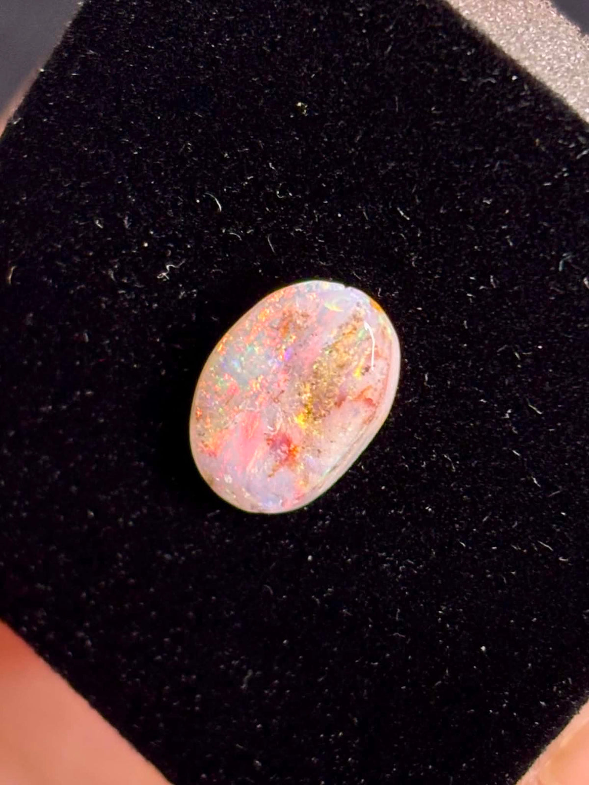 2.6ct Oval Coober Pedy Australian White Opal