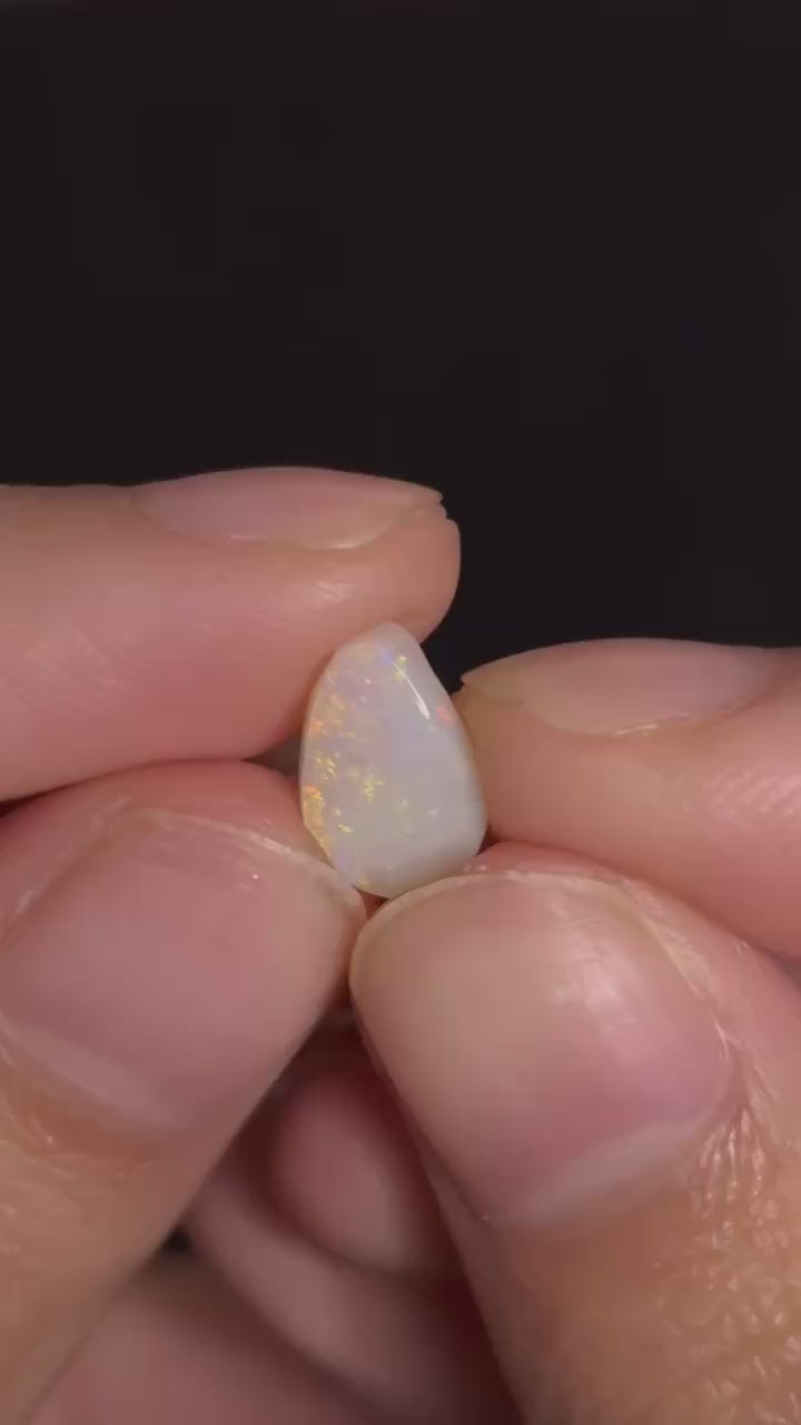 1.6ct Pear Coober Pedy Australian White Opal