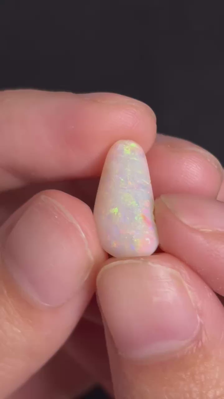 3.85ct Freeform Coober Pedy Australian White Opal