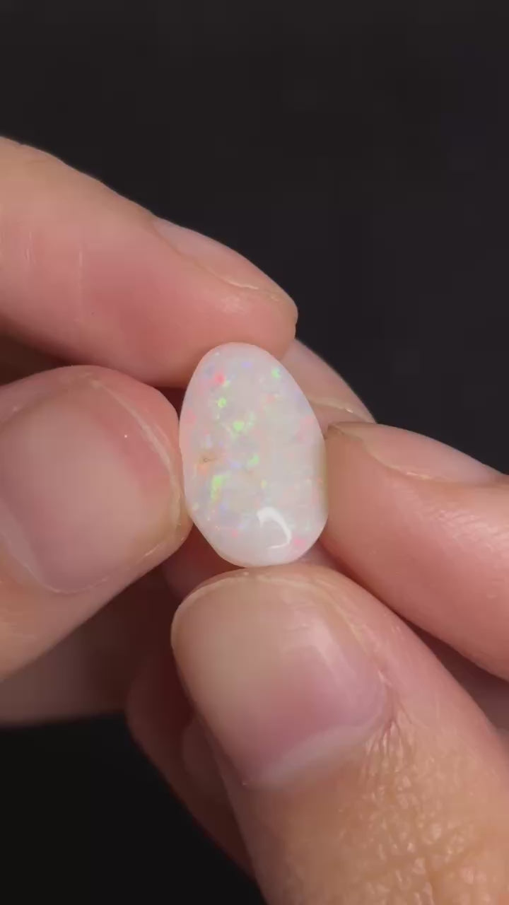 3.3ct Pear Coober Pedy Australian White Opal