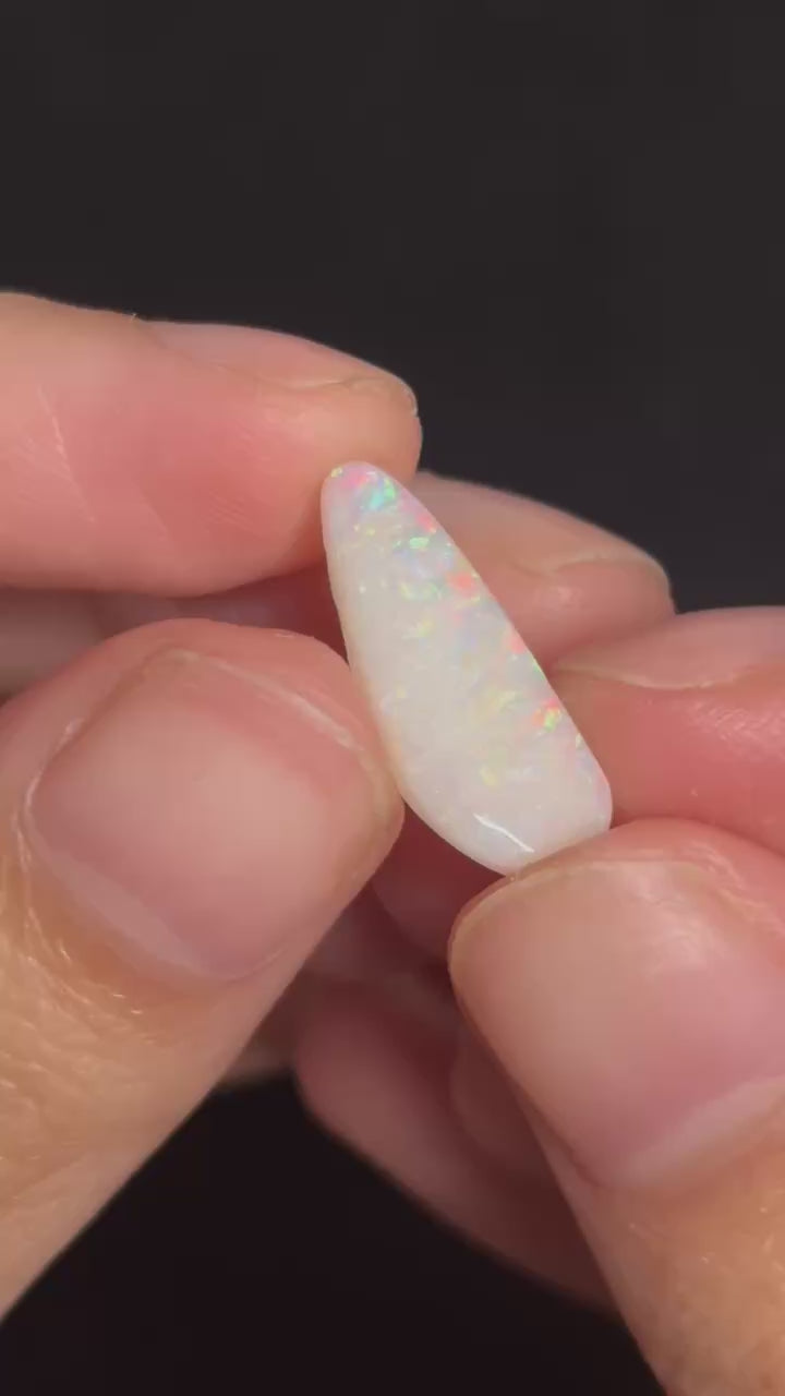 2.55ct Freeform Coober Pedy Australian White Opal